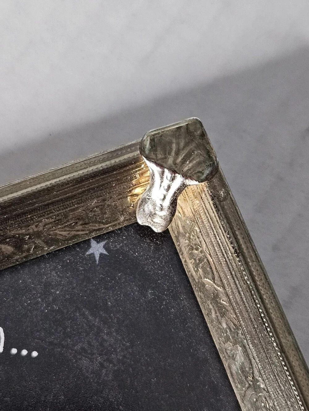 Vintage Brass Picture Frame 7